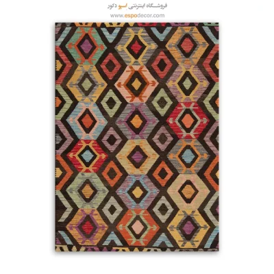 تابلو بوم گلیم افغانی سنتی - نازنین‌ طرح – تابلو گلیم افغان - اسپو دکور