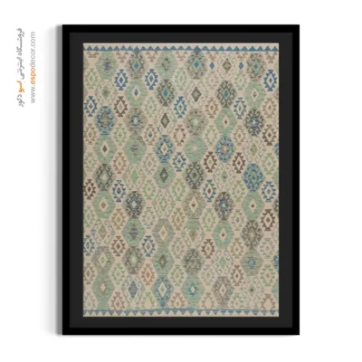 تابلو نقاشی‌شده برای دکوراسیون منزل - هنرآذین – تابلو گلیم افغان - اسپو دکور
