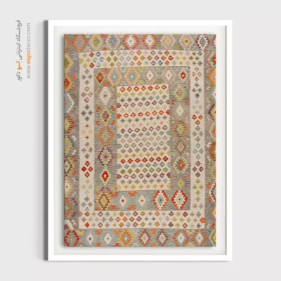 تابلو شیک و فانتزی برای اتاق نوجوانان - خیال‌ نگین – تابلو گلیم افغان - اسپو دکور