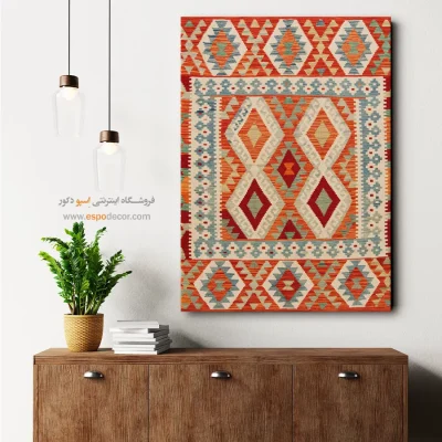 تابلو بوم نقاشی طبیعت برای طراحی دیوارهای روشن