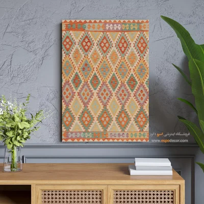 تابلو بوم چاپ‌شده با طرح گل‌های فصلی برای دیوار