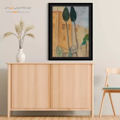 سروها و خانه های آمدئو مودیلیانی در کاگنس – 1919 - اسپو دکور