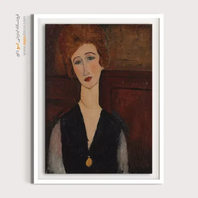 پرتره یک زن -حدود 1917–1918