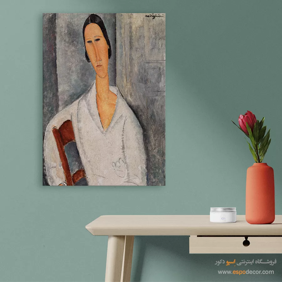 مادام هانکا زبوروسکا تکیه بر صندلی - اسپو دکور