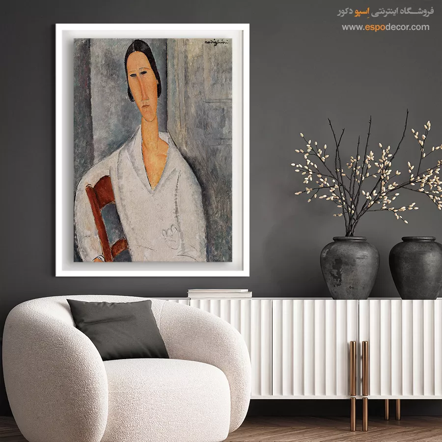 مادام هانکا زبوروسکا تکیه بر صندلی - اسپو دکور