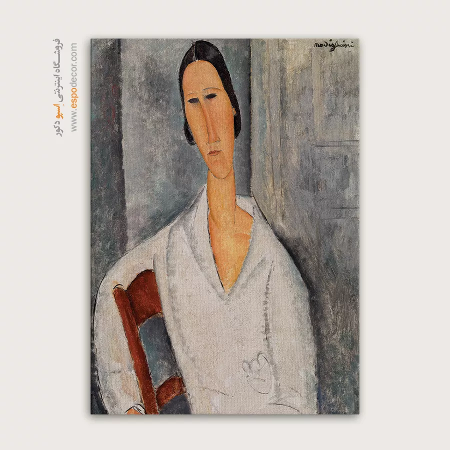 مادام هانکا زبوروسکا تکیه بر صندلی - اسپو دکور