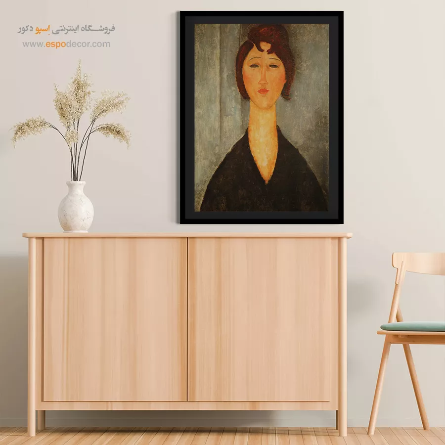 پرتره یک زن جوان – 1918 - اسپو دکور