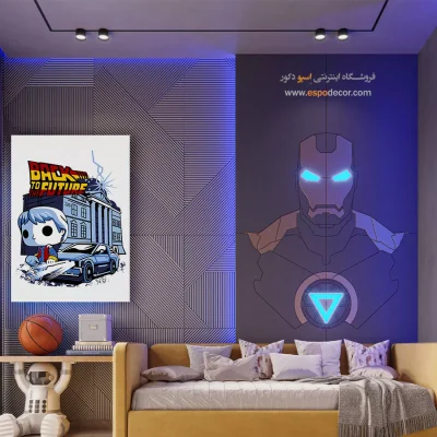 بازگشت به آینده – تابلو انیمه - تابلو انیمه دیواری - اسپو دکور