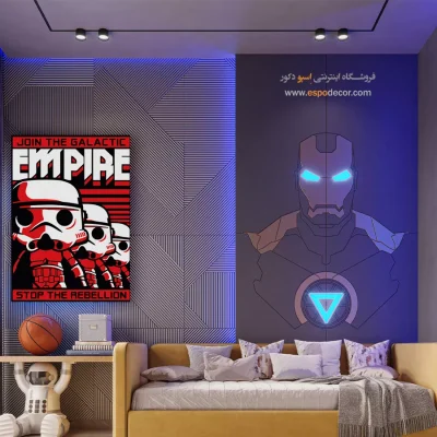 تابلو فانتزی - امپراتوری – تابلو انیمه - اسپو دکور