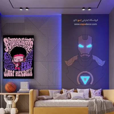 تابلو انیمه نقاشی دیجیتال