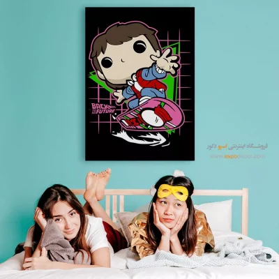 بازگشت به آینده – تابلو انیمه - تابلو انیمه دکوراتیو - اسپو دکور