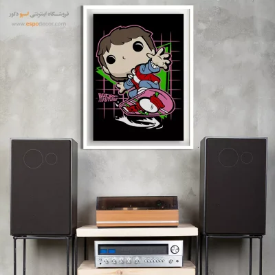 بازگشت به آینده – تابلو انیمه - تابلو انیمه دکوراتیو - اسپو دکور