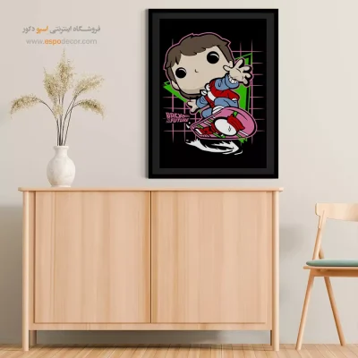 بازگشت به آینده – تابلو انیمه - تابلو انیمه دکوراتیو - اسپو دکور