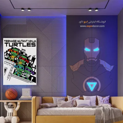 خرید تابلو انیمه نینجا