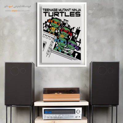 خرید تابلو انیمه نینجا