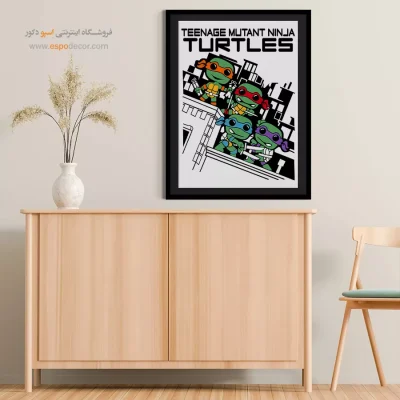 خرید تابلو انیمه نینجا