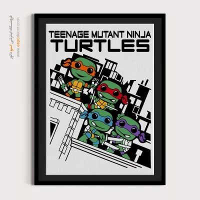 خرید تابلو انیمه نینجا