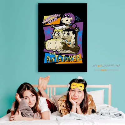 تابلو انیمه رنگارنگ