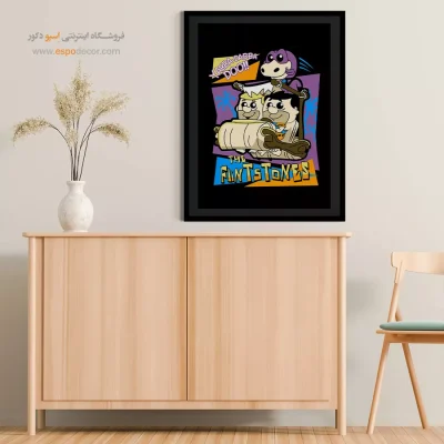 تابلو انیمه رنگارنگ