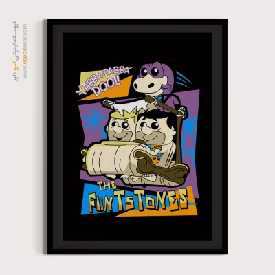 تابلو انیمه رنگارنگ