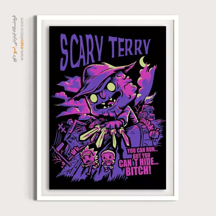 تابلو انیمه ترسناک