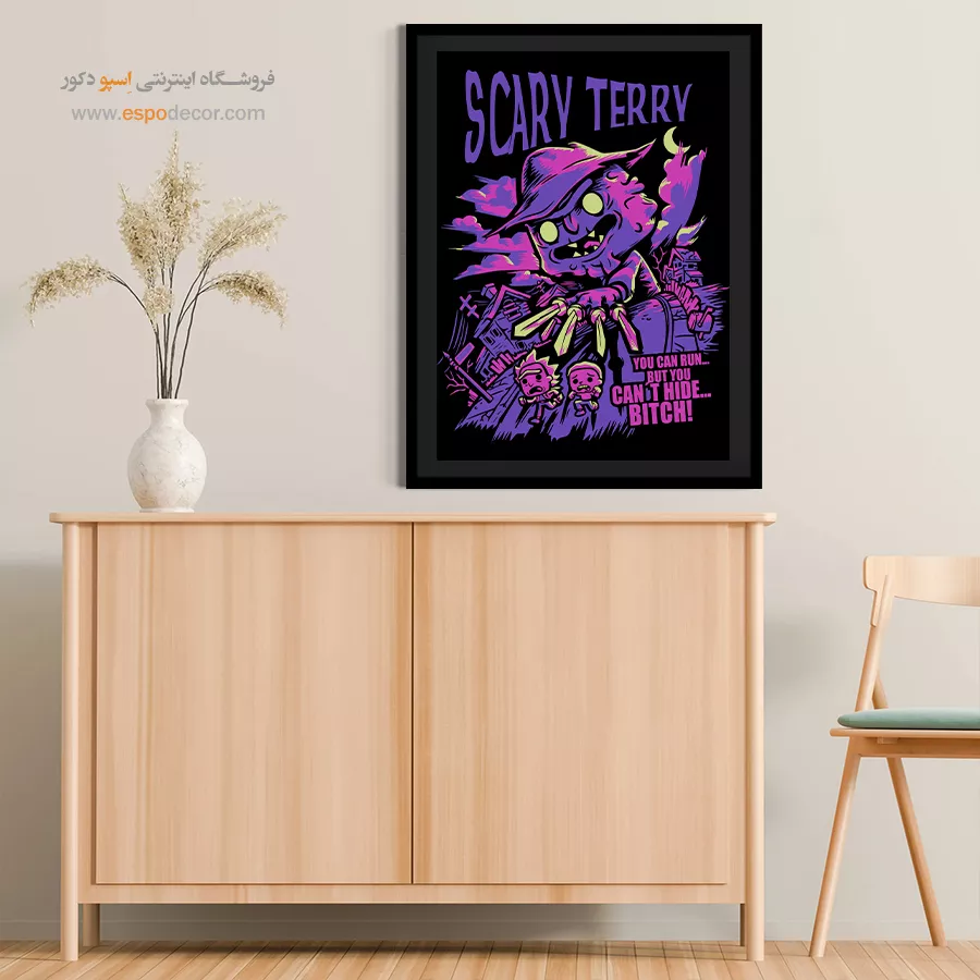 تابلو انیمه ترسناک