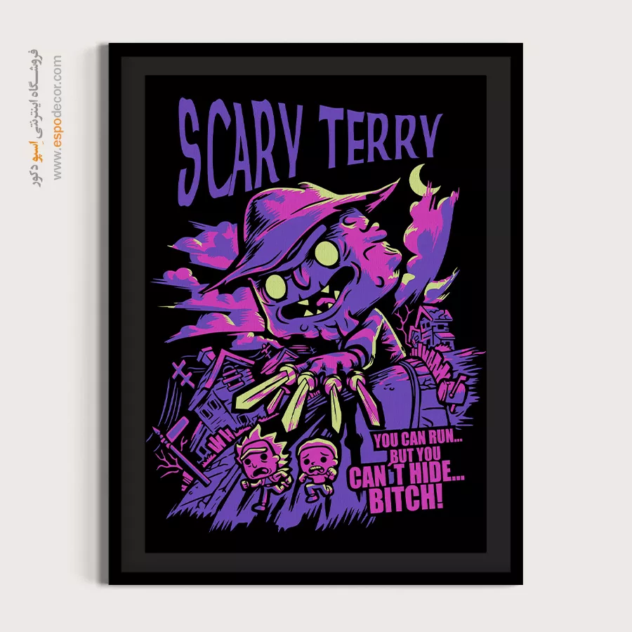 تابلو انیمه ترسناک