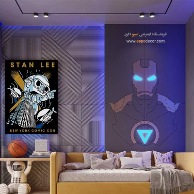 استن لی – تابلو انیمه - تابلو انیمه استن لی - اسپو دکور