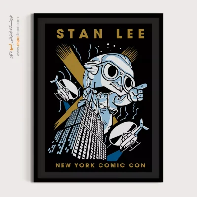 استن لی – تابلو انیمه - تابلو انیمه استن لی - اسپو دکور