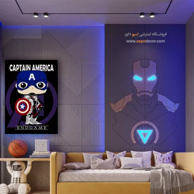 تابلو انیمه برای دیوار اتاق - پایان بازی – تابلو انیمه - اسپو دکور