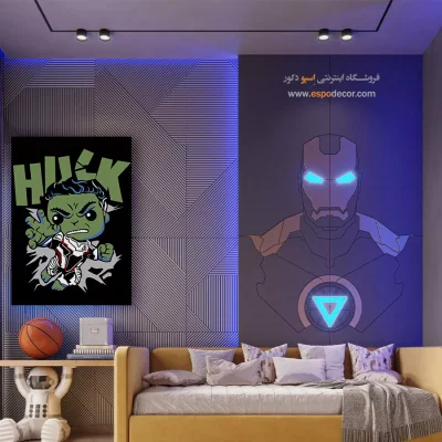 هالک – تابلو انیمه - تابلو هالک - اسپو دکور