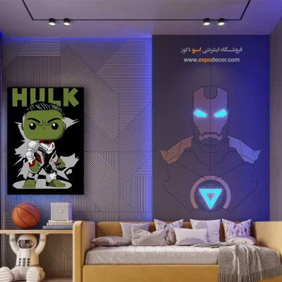 تابلو انیمه شجاع