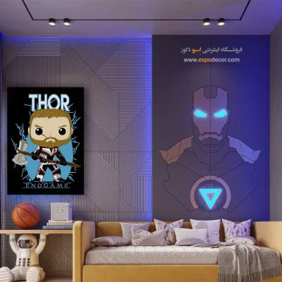 تابلو انیمه دیجیتال مدرن