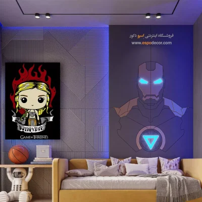 یا برنده شو یا بمیر – تابلو انیمه - تابلو فانتزی بازی تاج و تخت - اسپو دکور