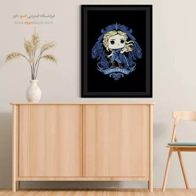 خرید تابلو دخترانه - دنریس تارگرین – تابلو انیمه - اسپو دکور