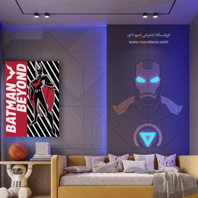 بتمن فراتر از آن – تابلو انیمه - خرید تابلو بتمن جذاب - اسپو دکور