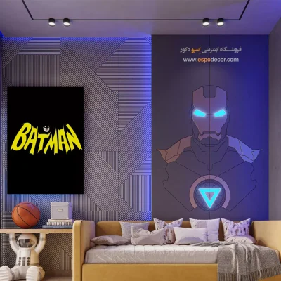 بت من – تابلو انیمه - تابلو انیمه با طرح‌های بتمن - اسپو دکور