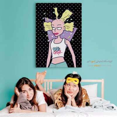 تابلو انیمه زیبا و دخترانه