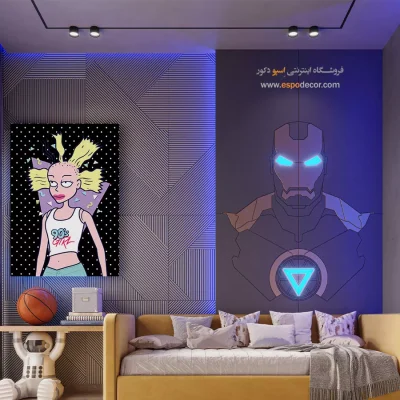 تابلو انیمه زیبا و دخترانه