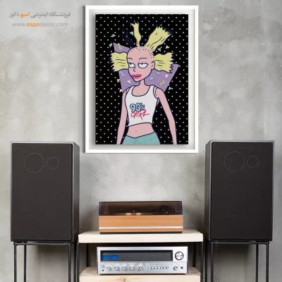 تابلو انیمه زیبا و دخترانه