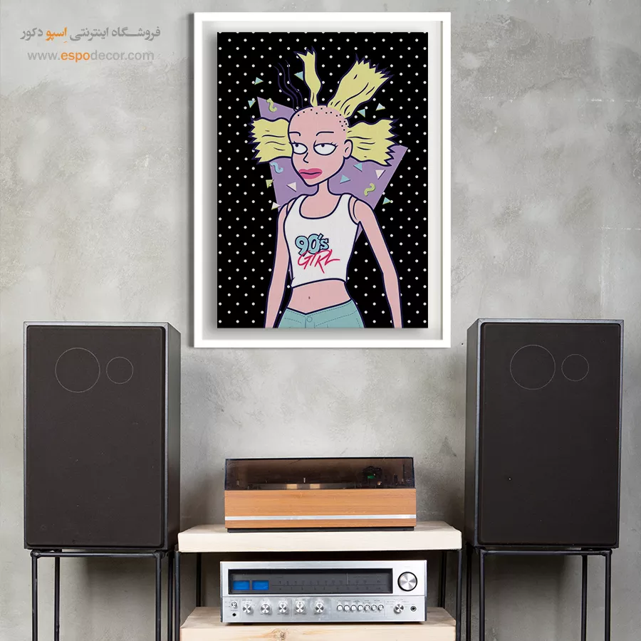 تابلو انیمه زیبا و دخترانه