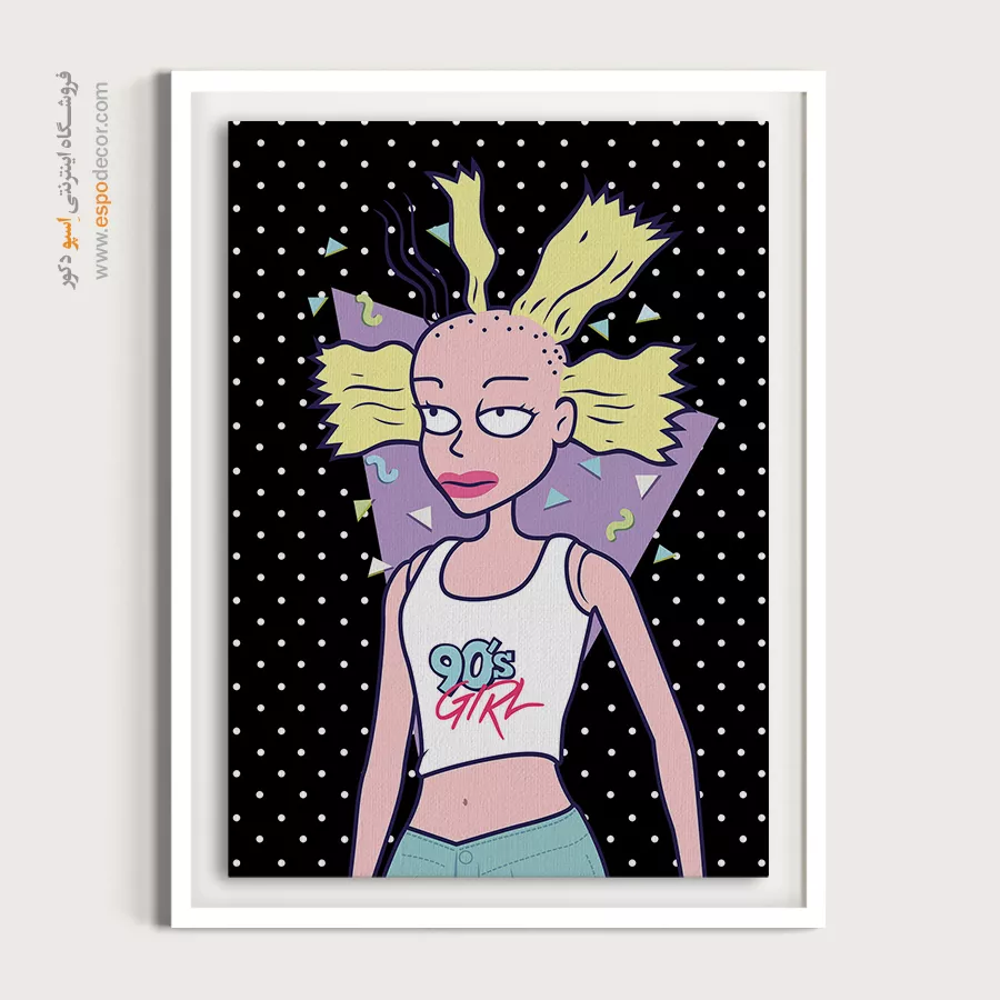 تابلو انیمه زیبا و دخترانه