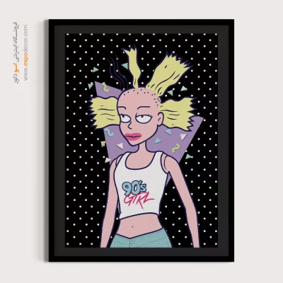 تابلو انیمه زیبا و دخترانه