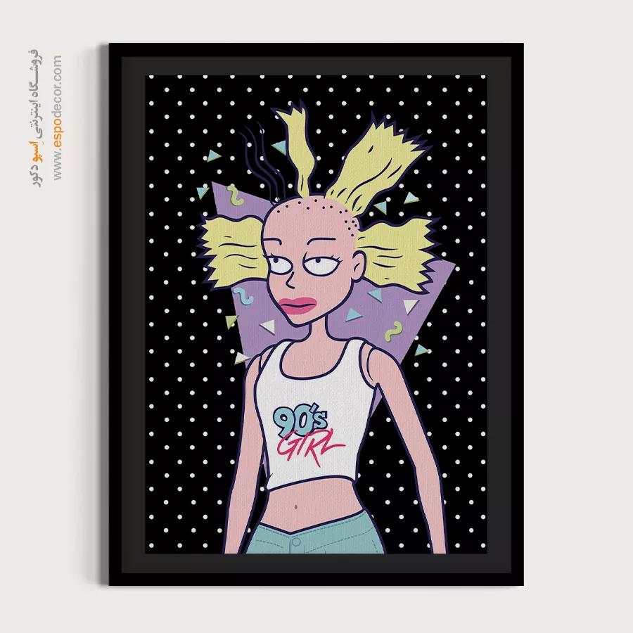 تابلو انیمه زیبا و دخترانه