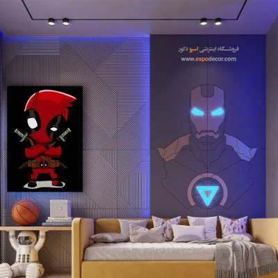 ددپول – تابلو انیمه - تابلو انیمه افسانه‌ها - اسپو دکور