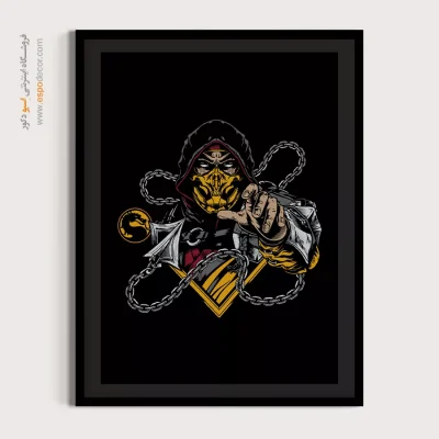 اسکورپیون – تابلو انیمه - تابلو جذاب اسکورپیون - اسپو دکور