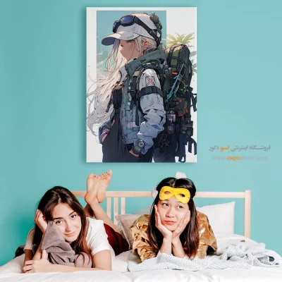 ناز – تابلو انیمه - تابلو انیمه آرامش - اسپو دکور