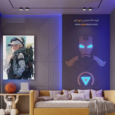 ناز – تابلو انیمه - تابلو انیمه آرامش - اسپو دکور