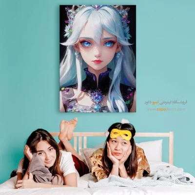 زمزمه‌ی دلیر – تابلو انیمه - خرید تابلو انیمه با کیفیت - اسپو دکور