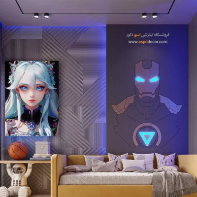 زمزمه‌ی دلیر – تابلو انیمه - خرید تابلو انیمه با کیفیت - اسپو دکور